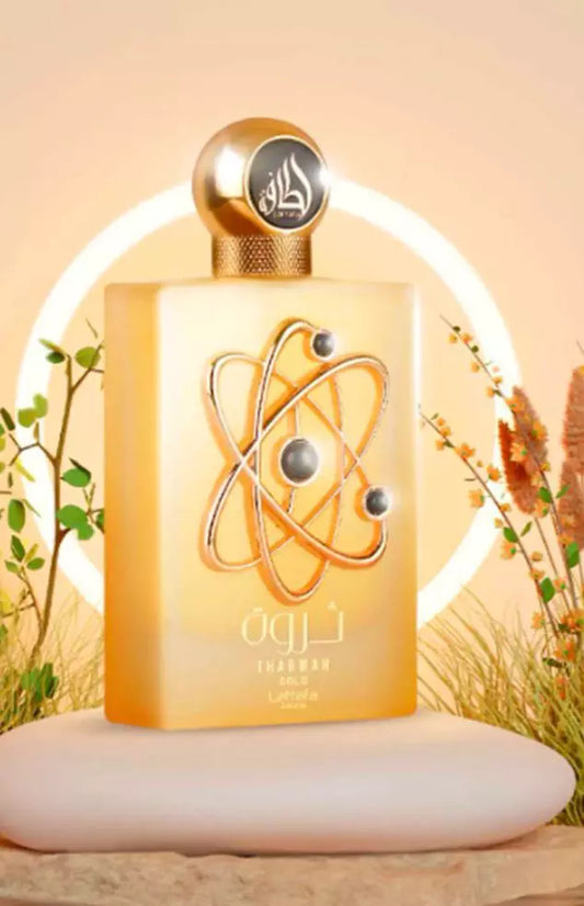 Perfume Unissex – Lattafa Tharwah Gold Gift Set