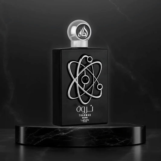 Perfume Masculino – Lattafa Tharwah Silver Eau de Parfum 100ml