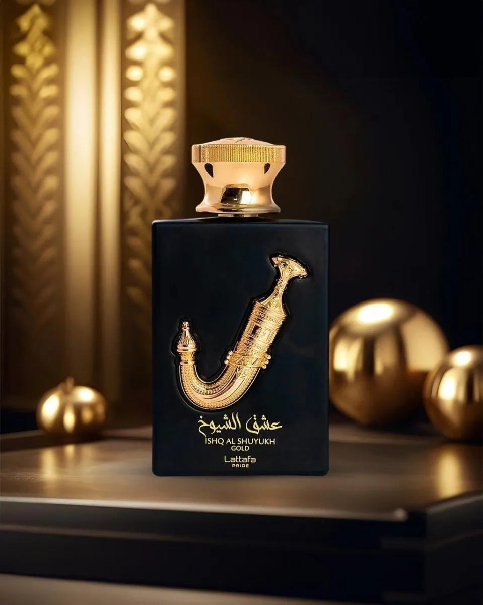 Perfume Masculino – Lattafa Ishq Shuyukh Gold Eau de Parfum 100ml