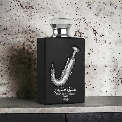 Perfume Masculino – Lattafa Ishq Shuyukh Silver Eau de Parfum 100ml
