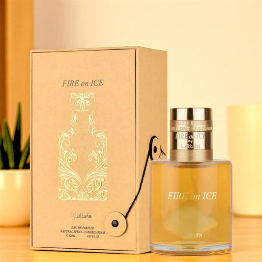 Perfume Unissex – Lattafa Fire On Ice Eau de Parfum 100ml