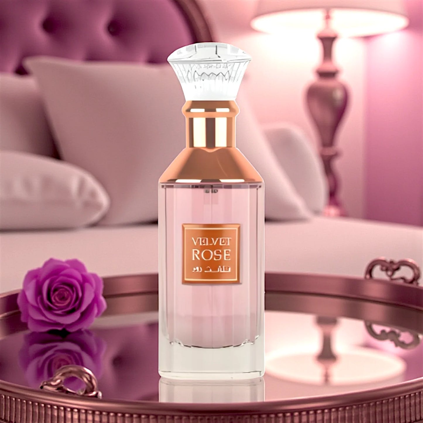 Perfume Unissex Lattafa Velvet Rose – Eau de Parfum 100ml